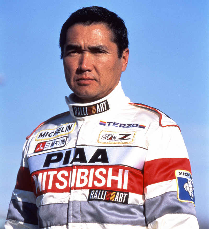 1997年　パリ・ダカールラリー優勝時の篠塚建次郎